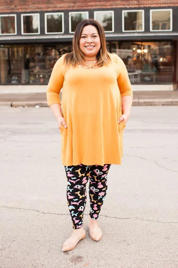 Jennie Mustard Tunic