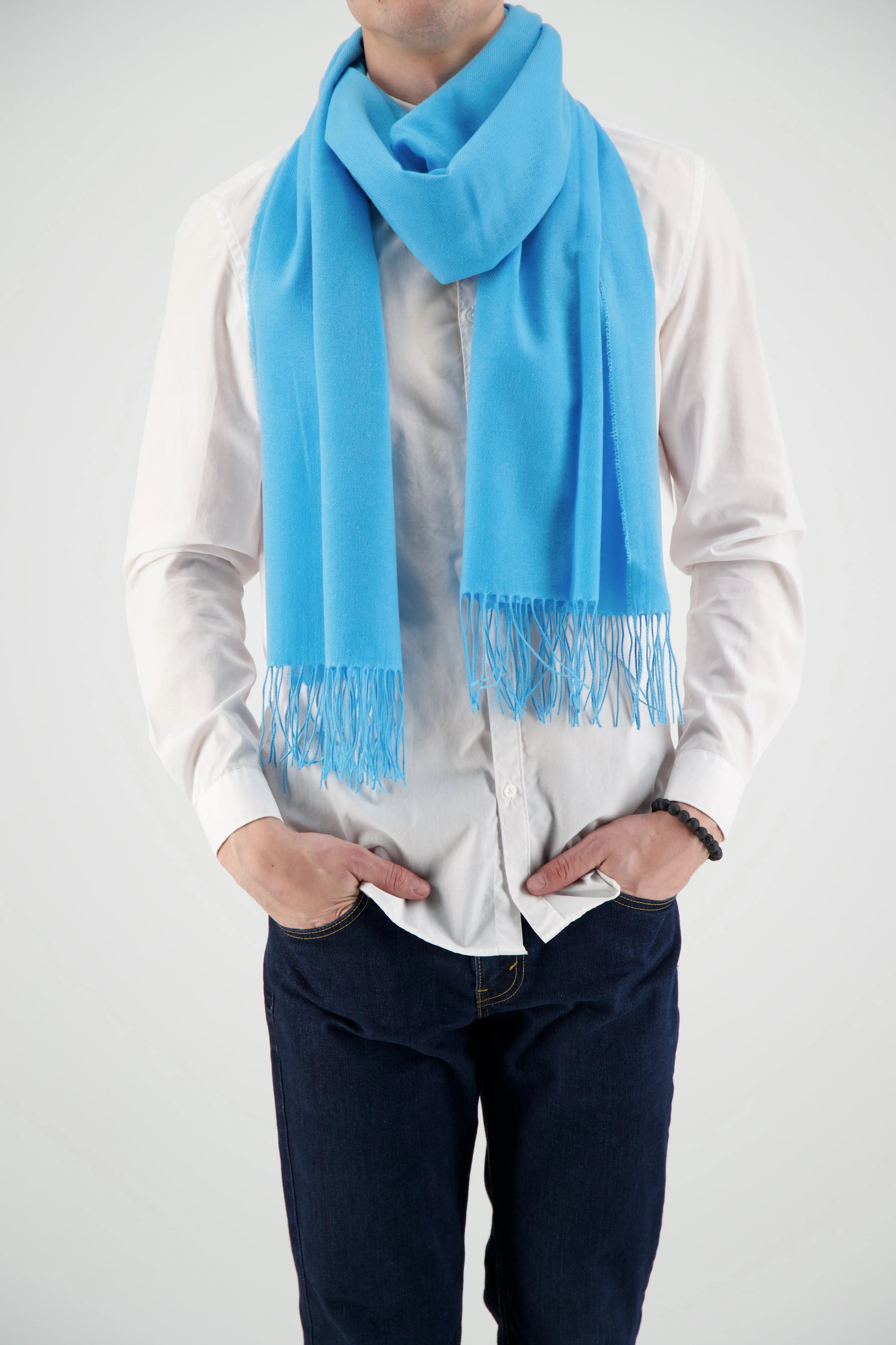 Joshua Ellis Blue Scarf