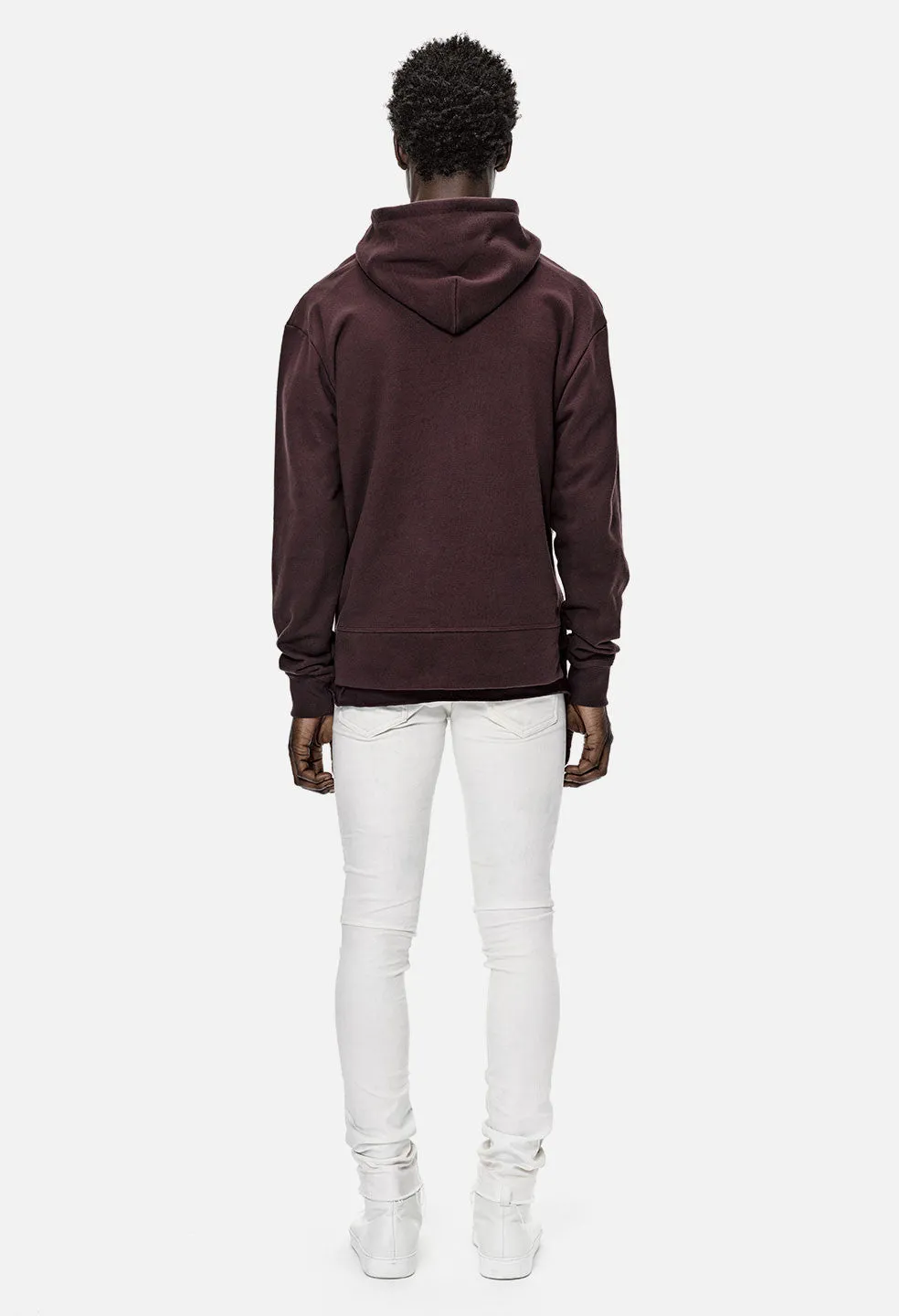 Kake Mock Pullover / Maroon