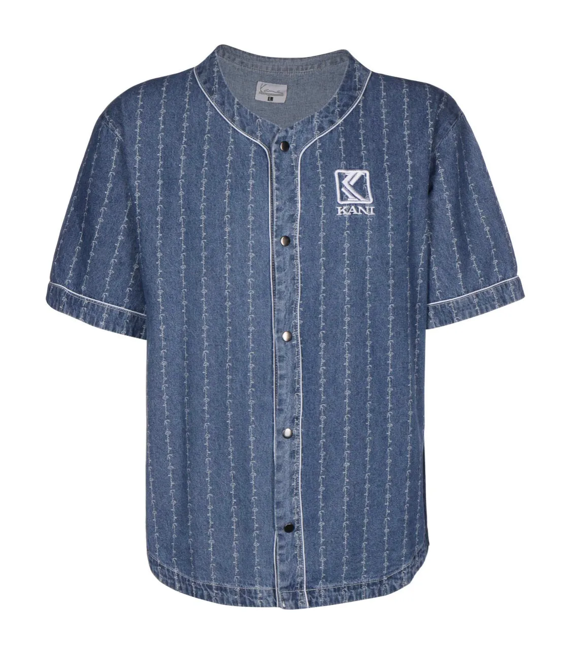 Karl Kani Baseball Jersey Blue Denim