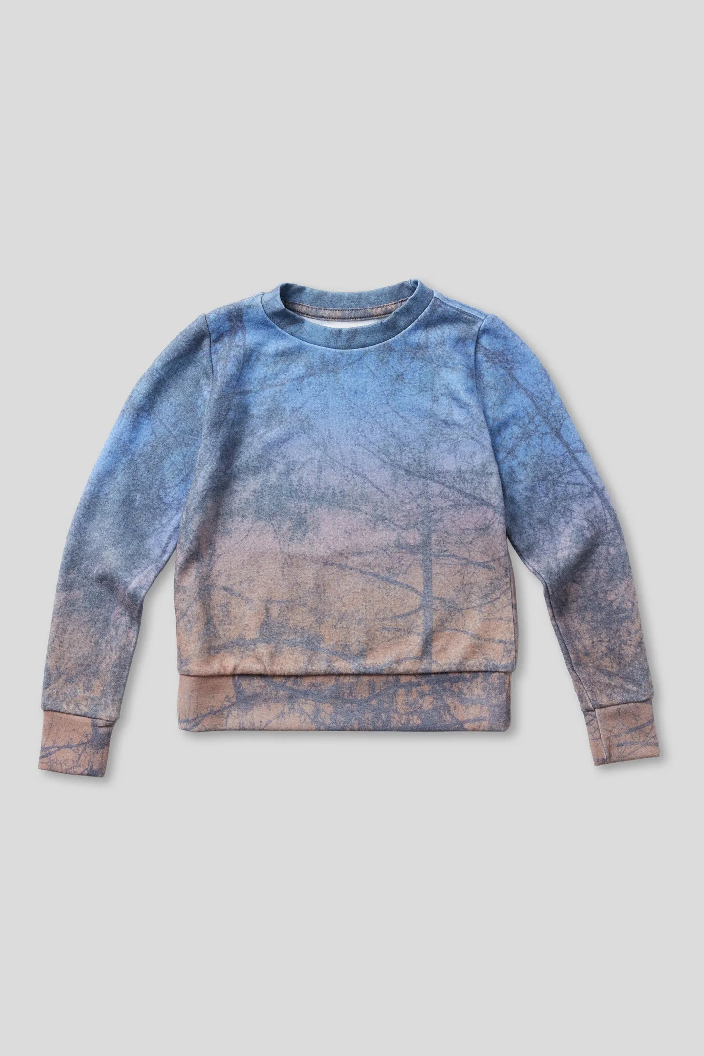 Kids Forest Sunset Pullover