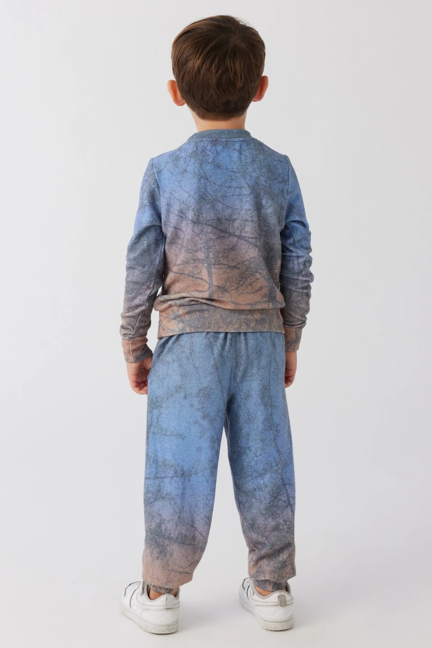 Kids Forest Sunset Pullover