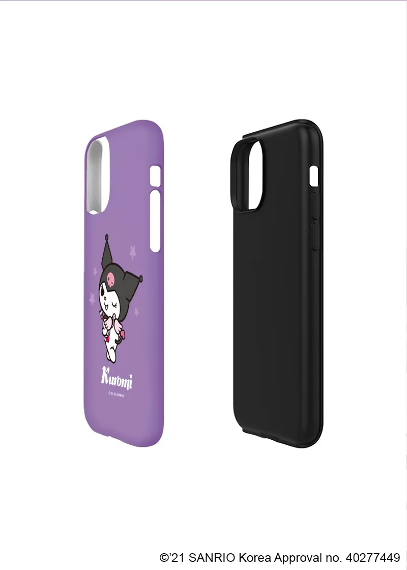 Kuromi double bumper iPhone case - SANRIO Korea