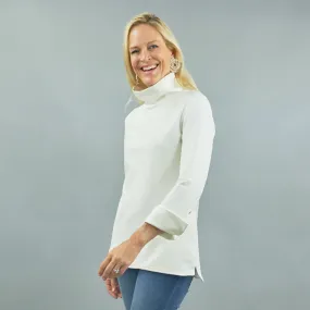 Lauren Tunic - White Ponte