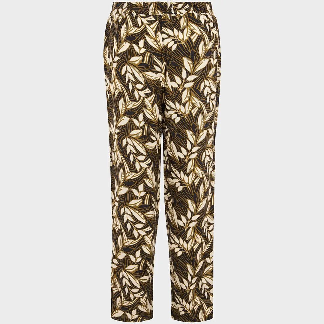 Leaf Print Trousers