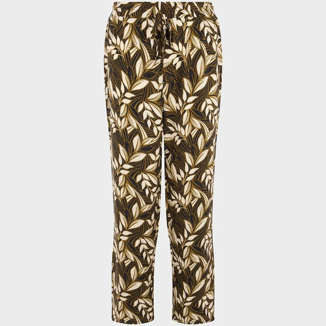 Leaf Print Trousers