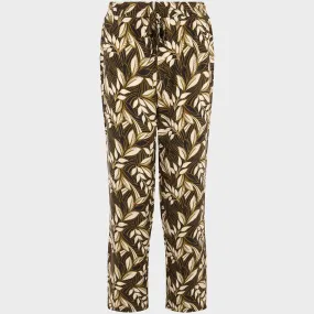 Leaf Print Trousers