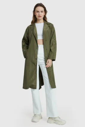 Lightweight Single Breasted Lapel Trench Coat