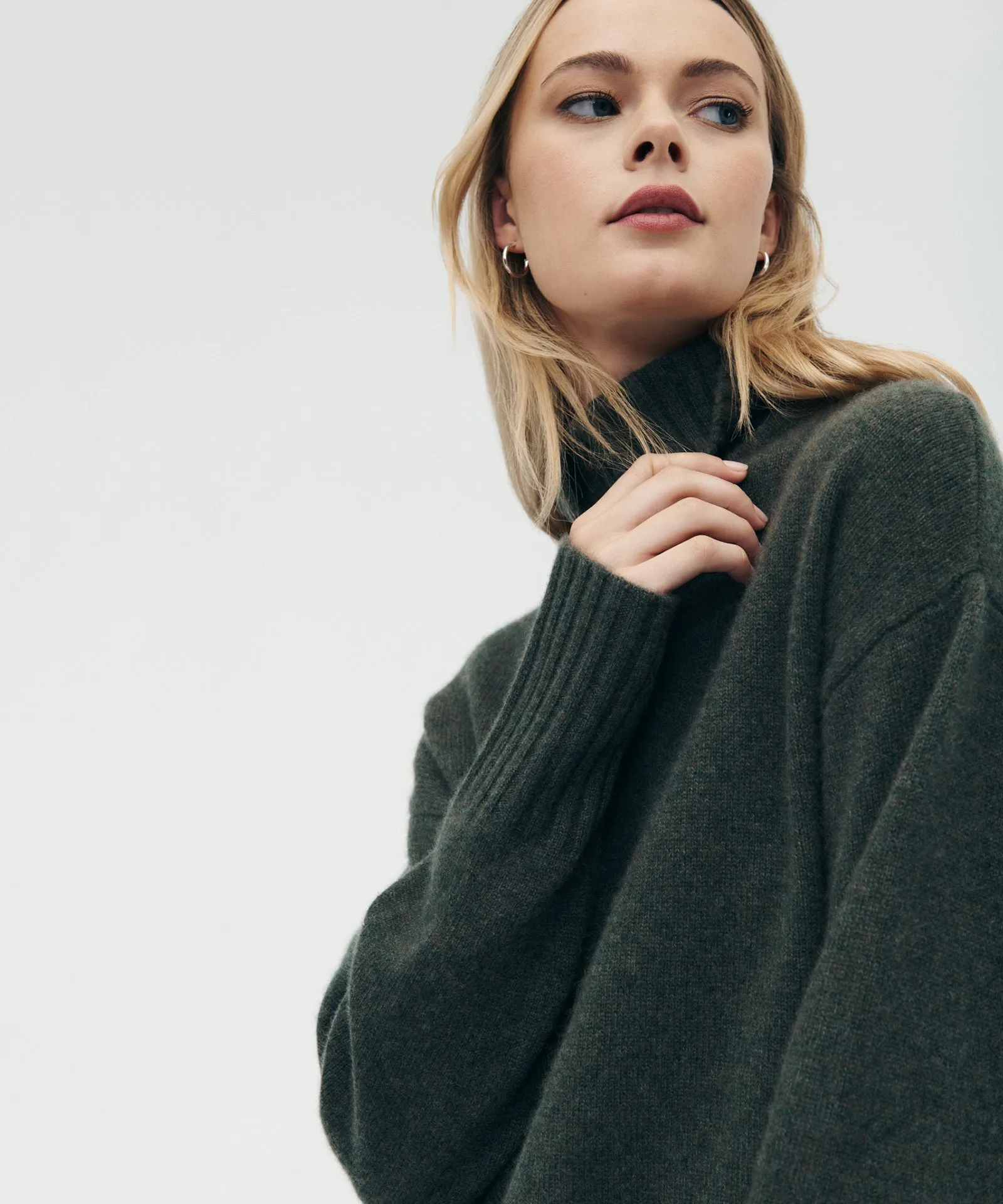 Luxe Cashmere Turtleneck Tunic