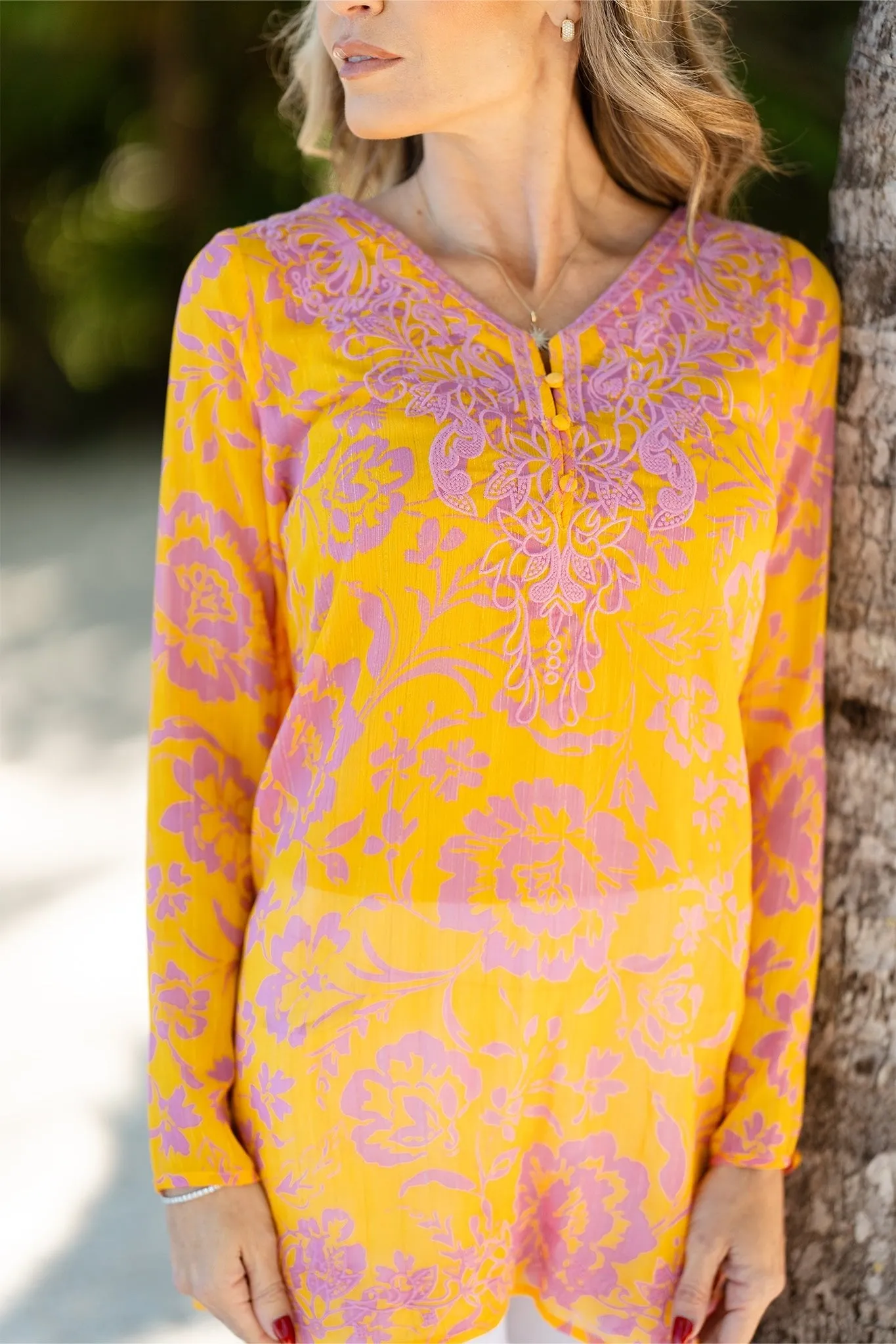 Marquesa Tunic Tropic Yellow