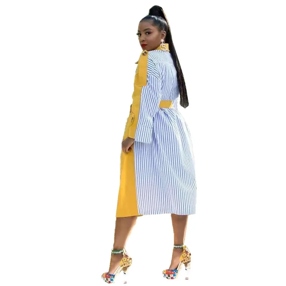 MAYA YELLOW SUMMER TRENCH COAT