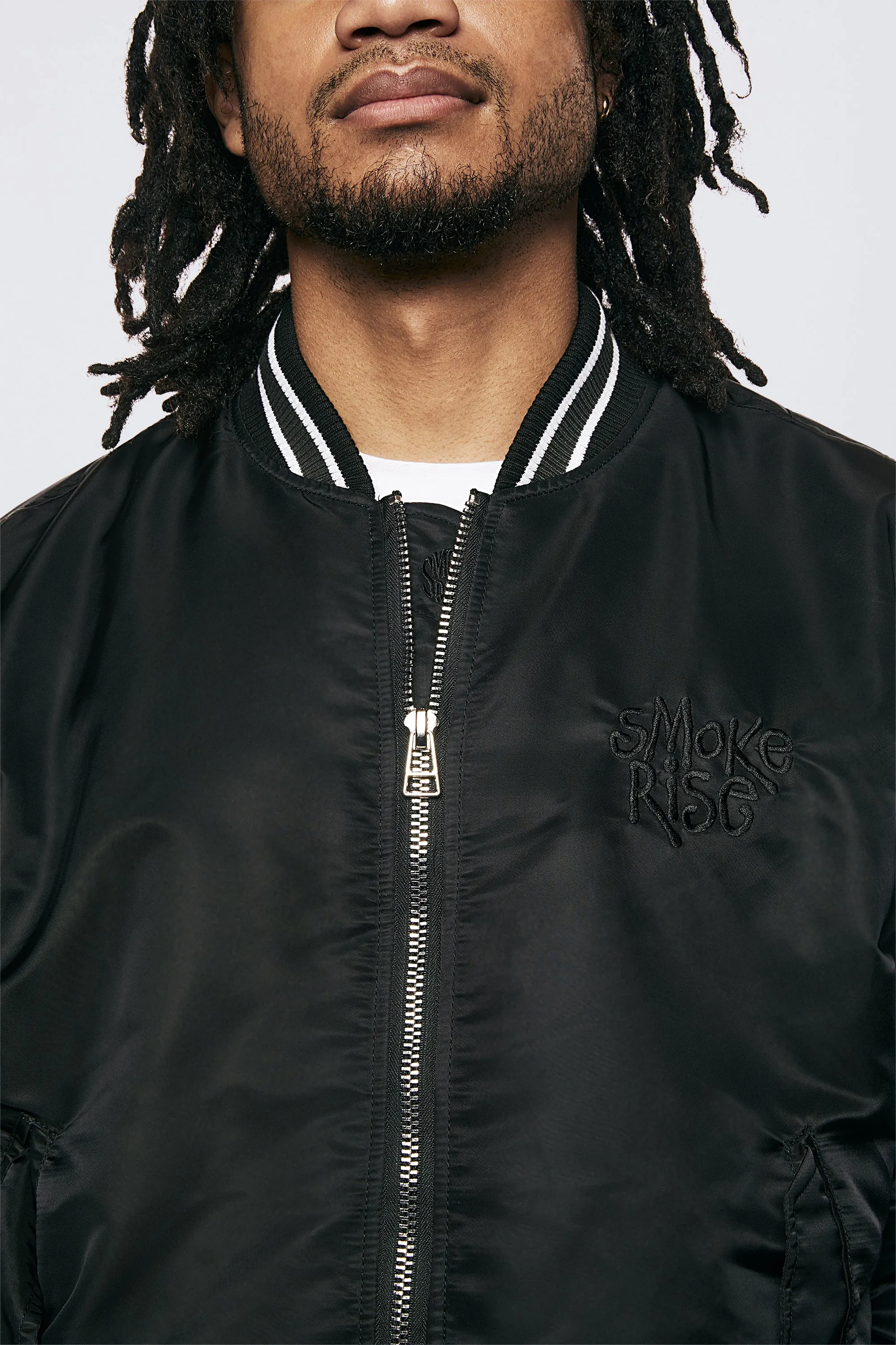 Men's MA1 Bomber Jacket Black - Online Exclusive