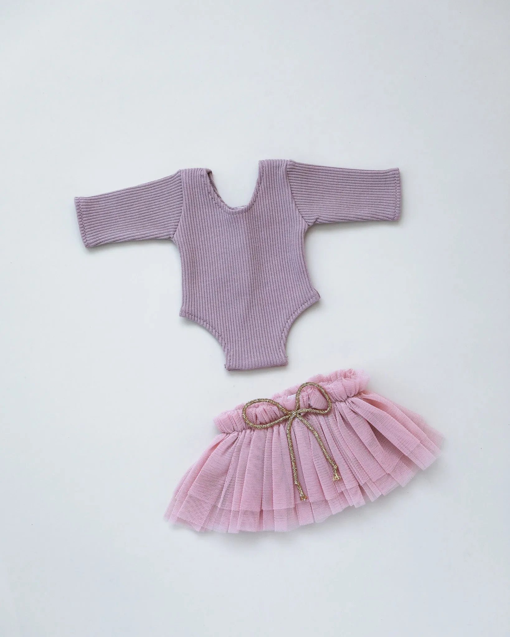 Minikane Doll Clothes | Doll Tutu Bodysuit - Lavender