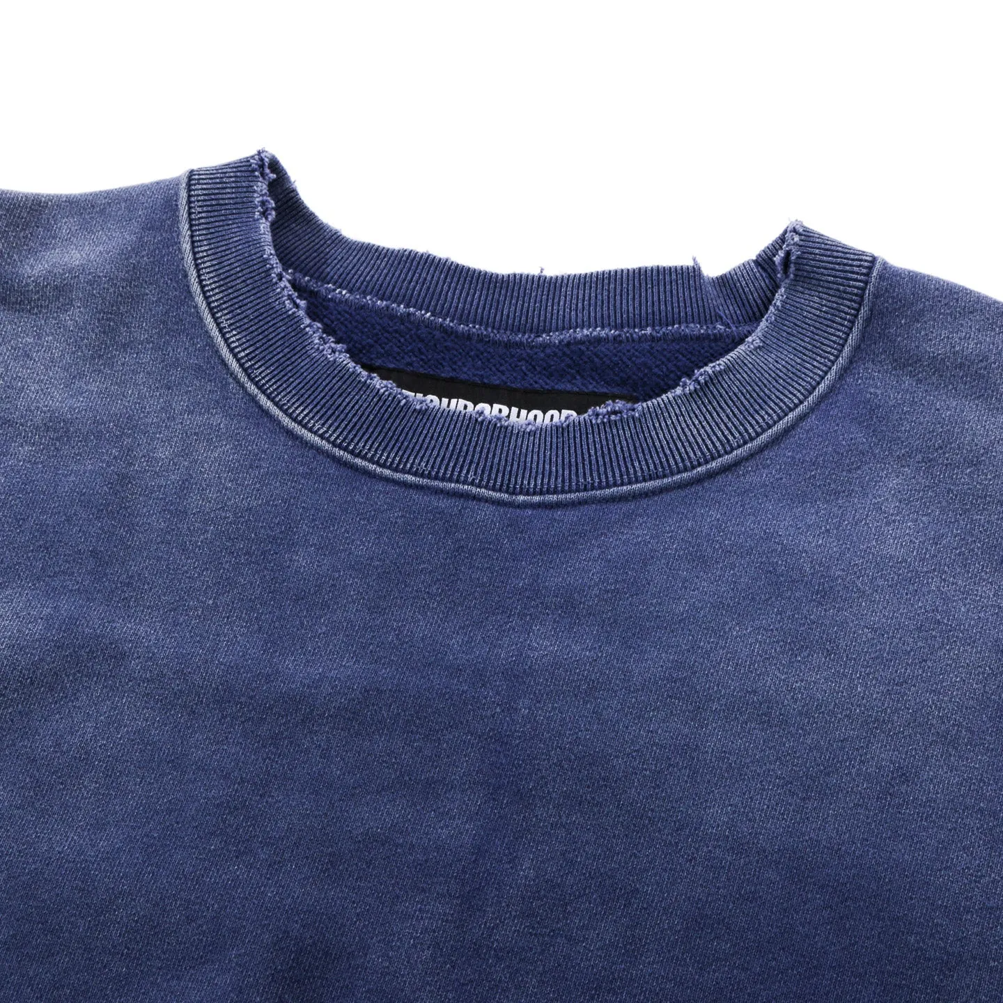 NEIGHBORHOOD DAMAGE SWEATSHIRT NAVY