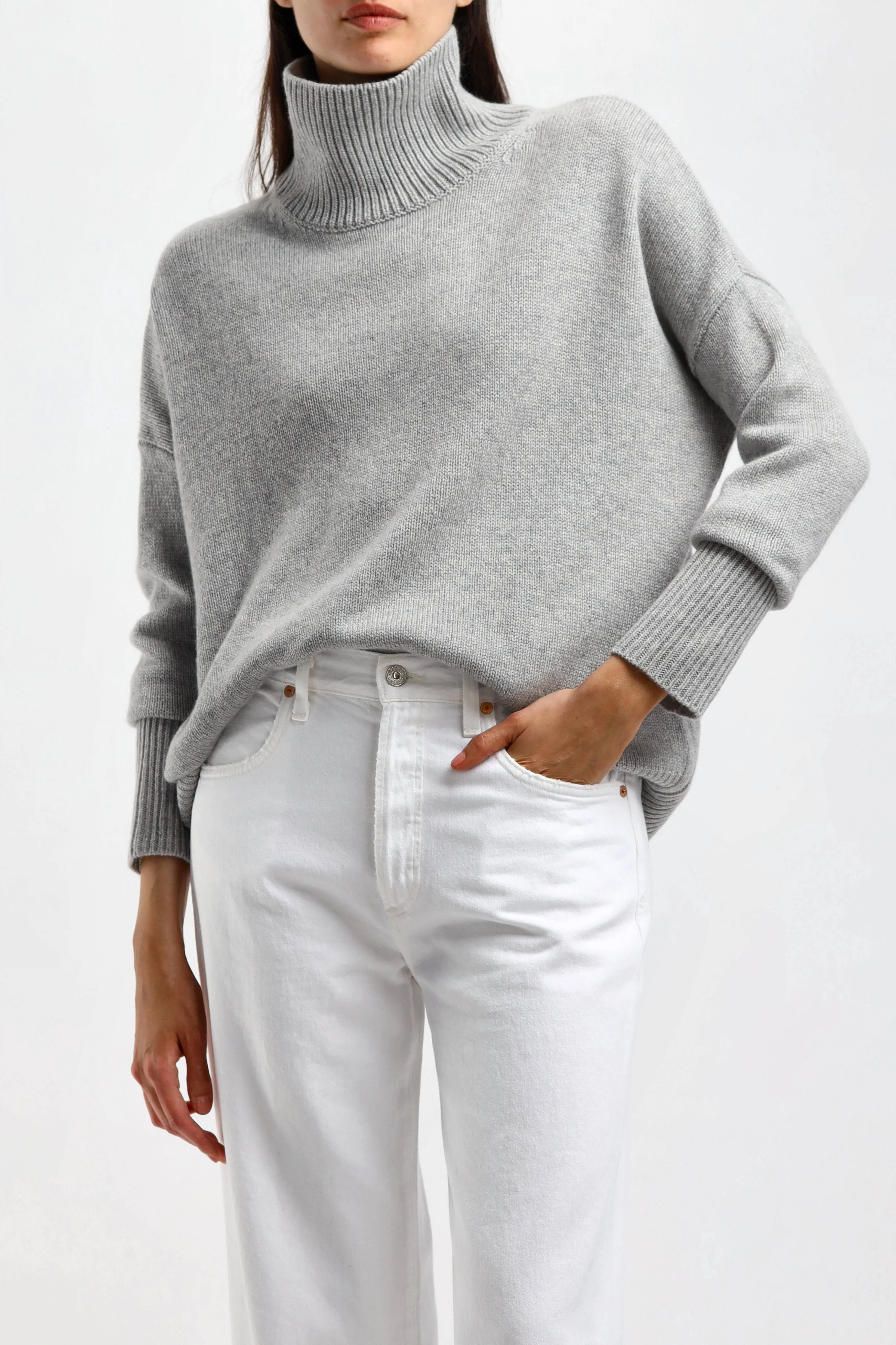 Pullover Heidi in Dove Grey