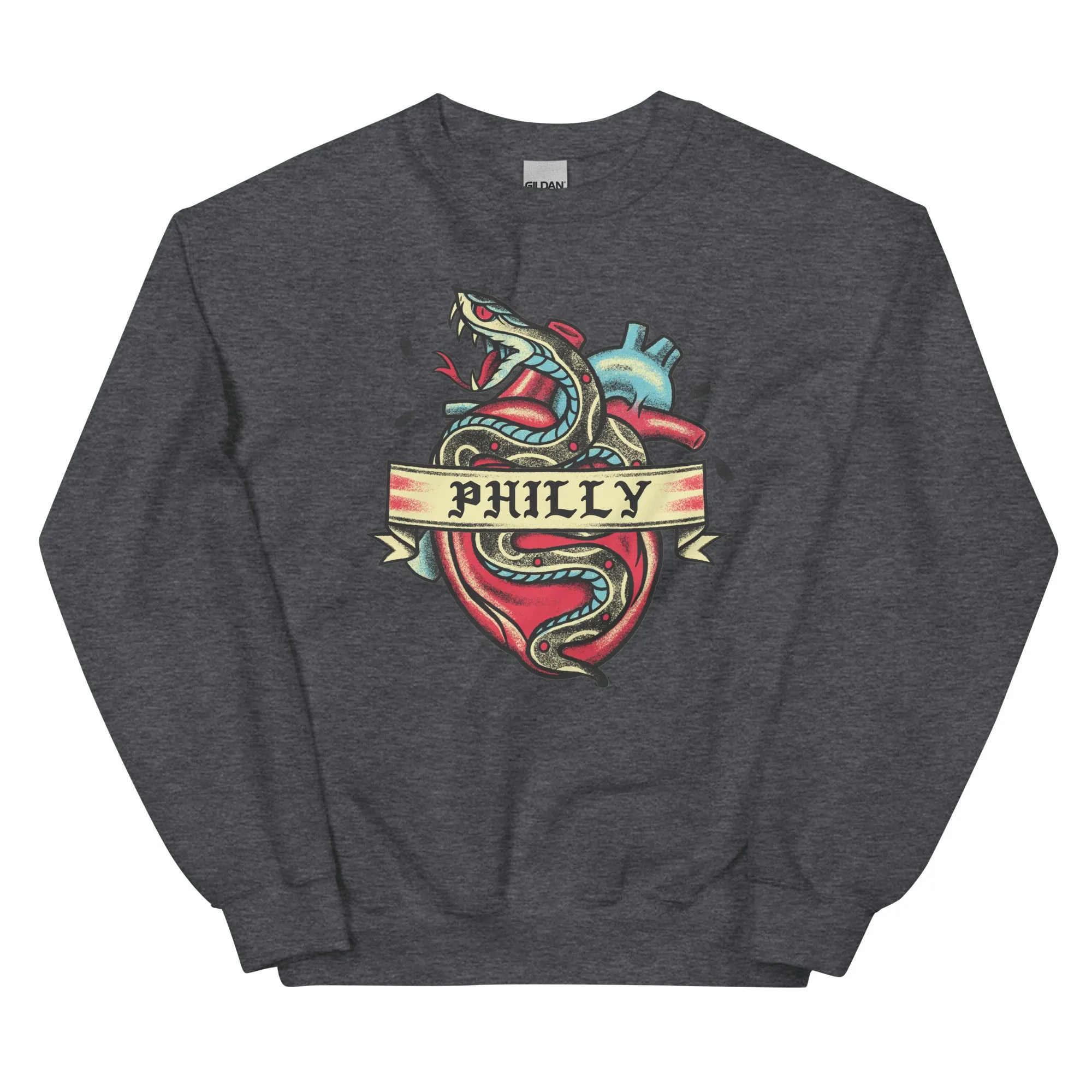 "Philly Snake Tattoo" Sweatshirt