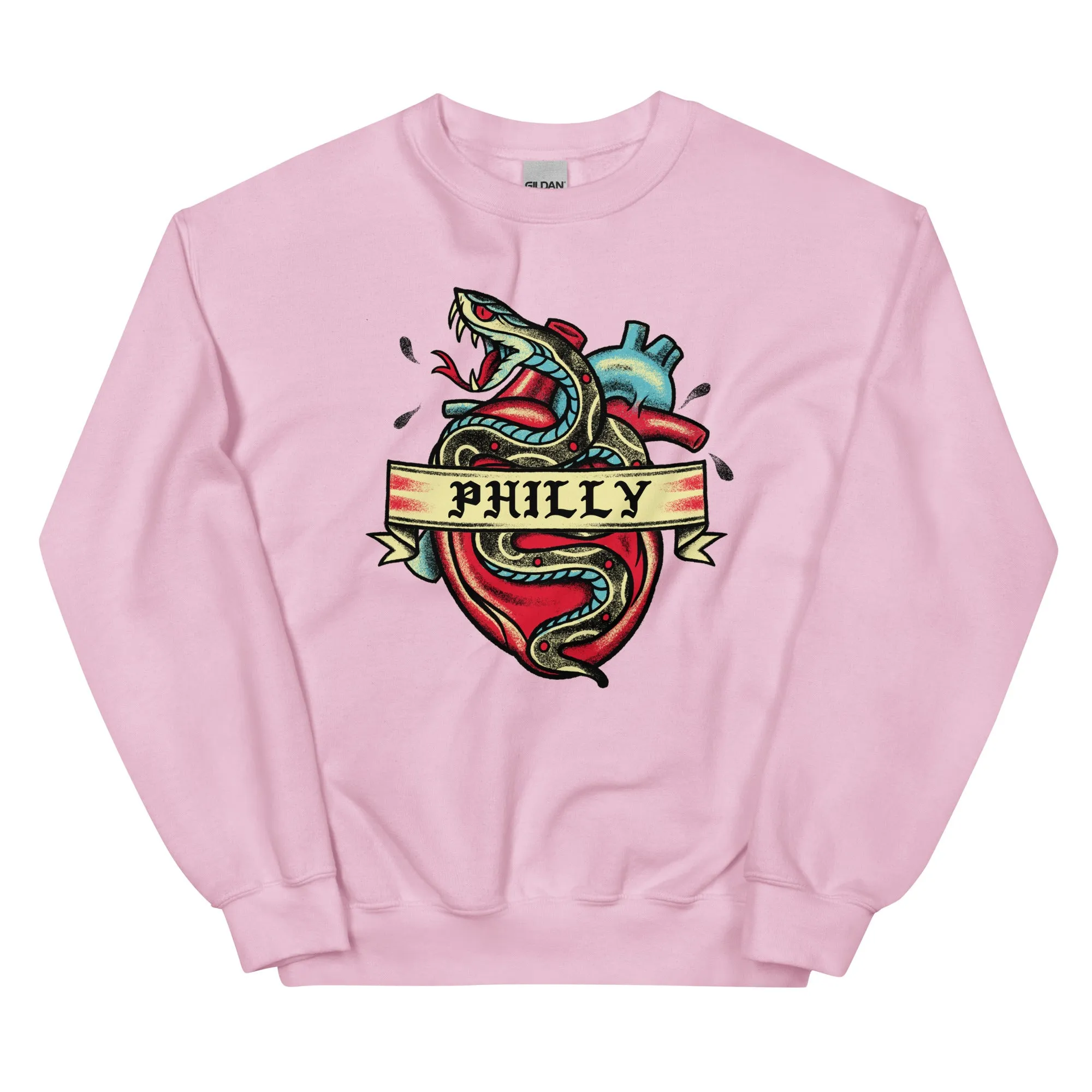 "Philly Snake Tattoo" Sweatshirt