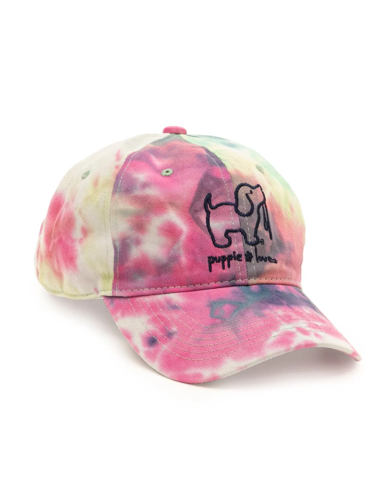 RAINBOW TIE DYE BASEBALL HAT