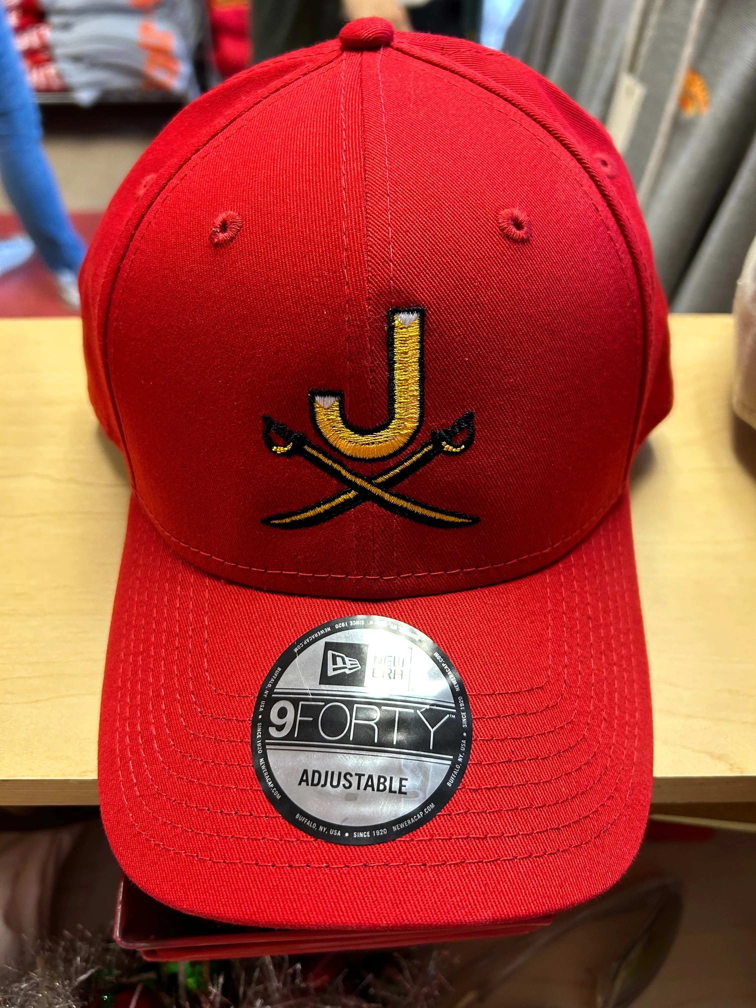 Red J Baseball Hat