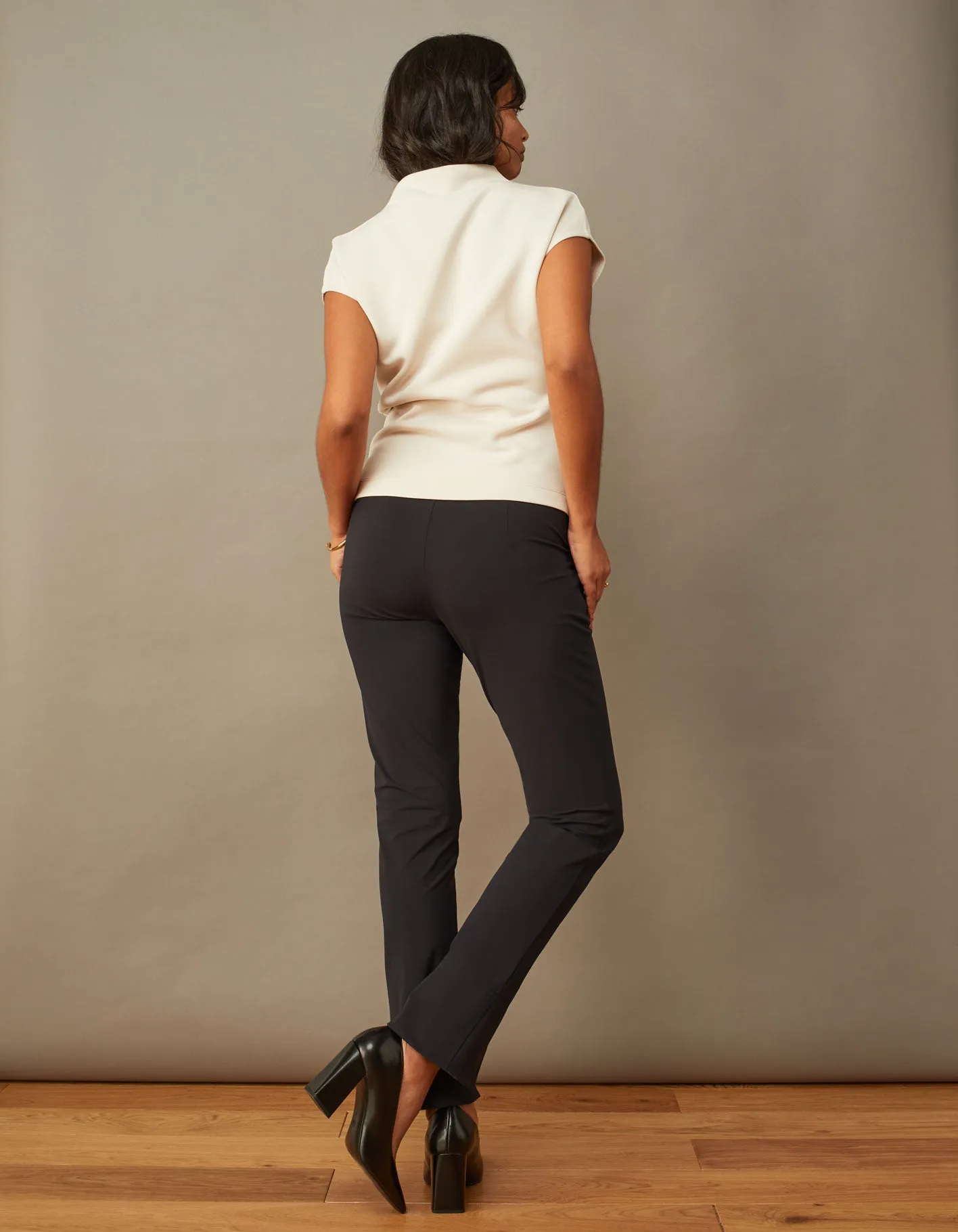 Slim Slit Front Trousers