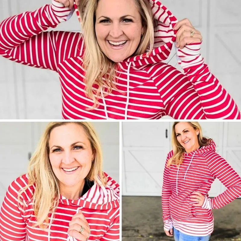 Twisted Peppermint Pullover