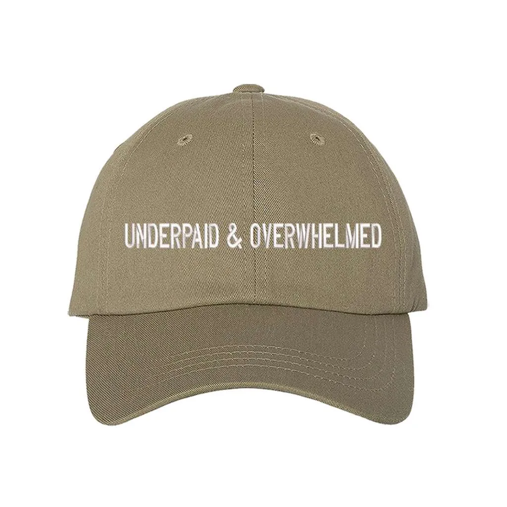 Underpaid And Overwhelmed Baseball Hat