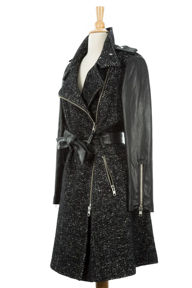 Xia Belted Wool Trench Coat