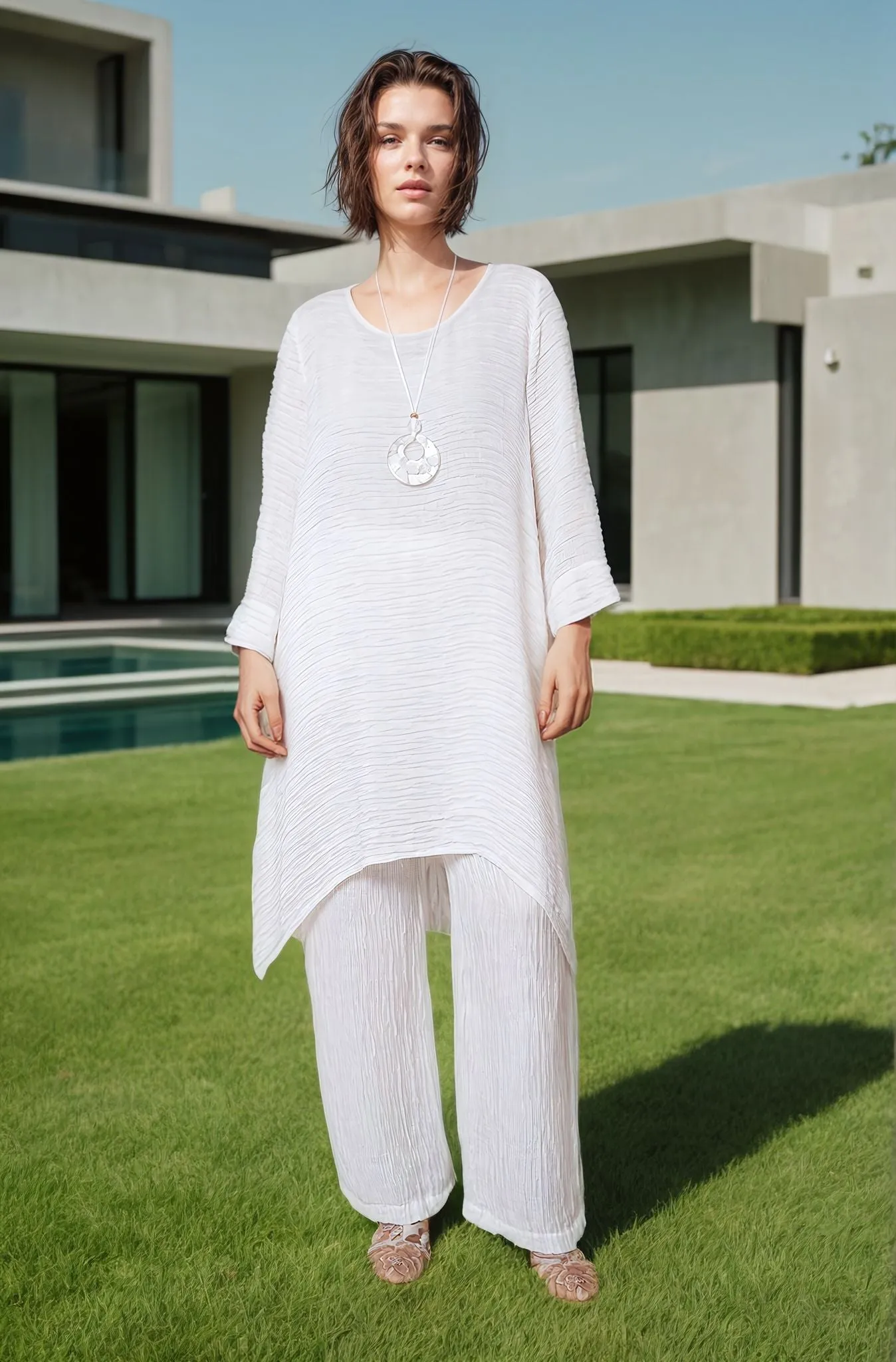 Zara Silk/Linen Tunic